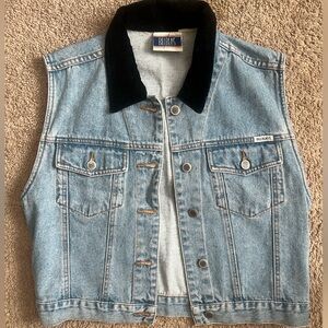 Vintage Blue Denim Vest